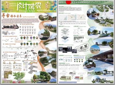 2024年景觀園林與建筑設計視覺呈現(xiàn) 競賽風展板、PS模板與分層素材全解析